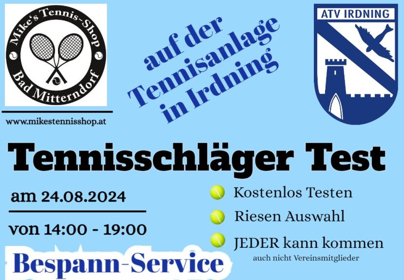 Schläger-Testtag mit Mike&#039;s Tennis Shop