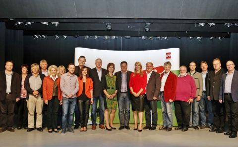 das Team der SPÖ Regionalorganisation Regionalvorsitzender LAbg Ewald Persch