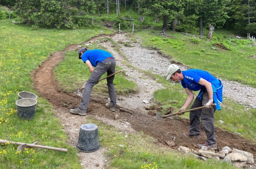 Klettersteige und Wege saniert