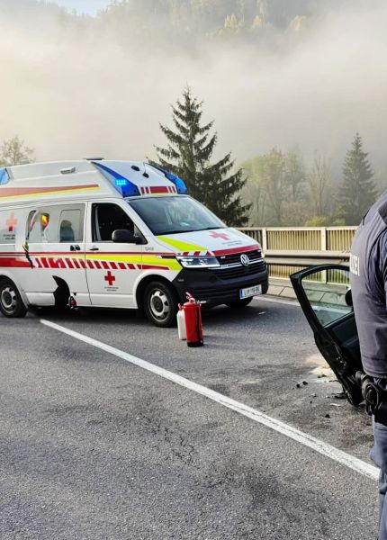 Frontalcrash auf der B113 bei Selzthal