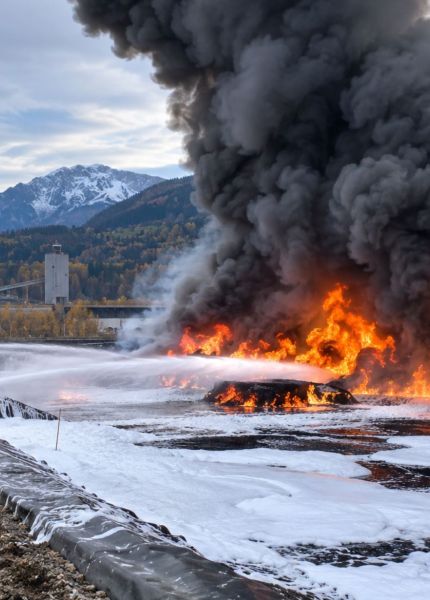 Sieben Feuerwehren kämpfen gegen Flammen